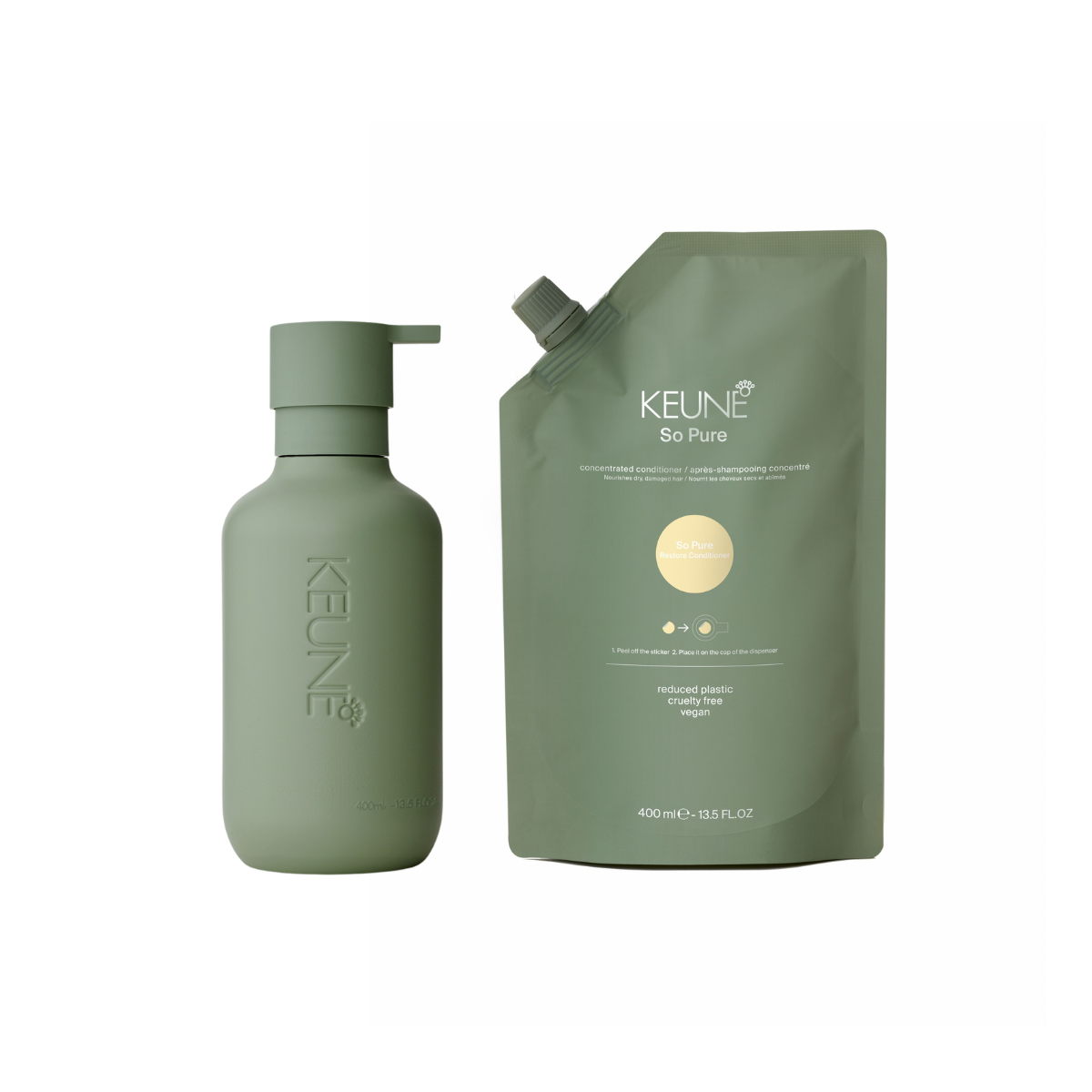 SO PURE RESTORE COND. REFILL 400ml