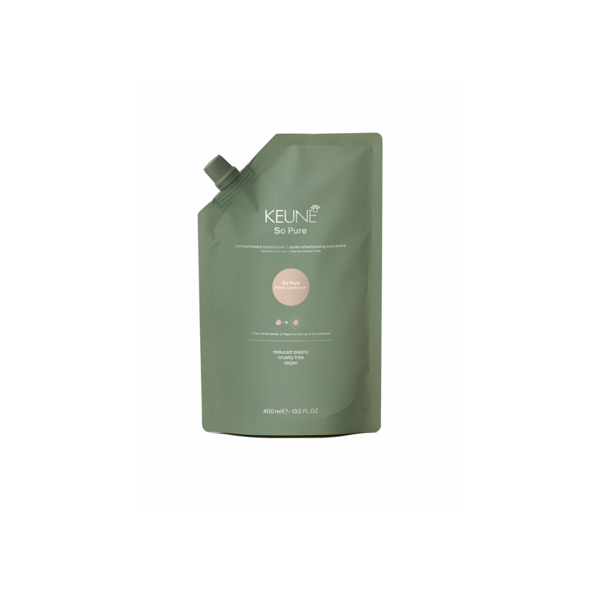 SO PURE POLISH COND. REFILL 400ml
